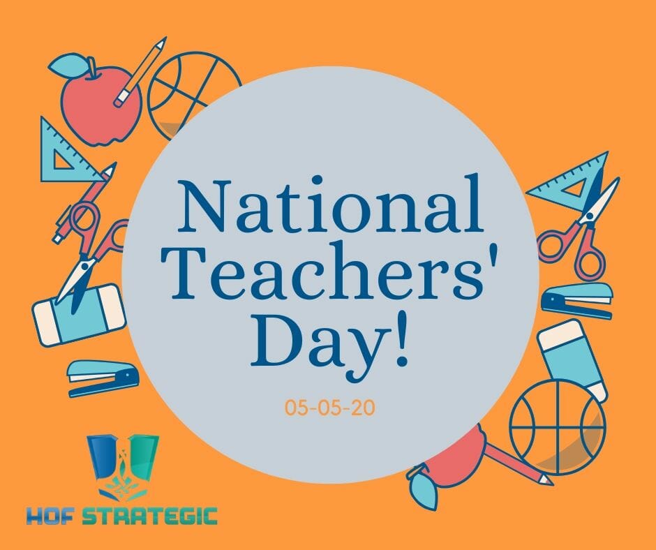 National Teachers' Day! > StudioHOF
